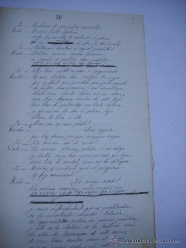 POEMA MANUSCRITO Y FIRMADO DEL POETA JOSE ZORRILLA